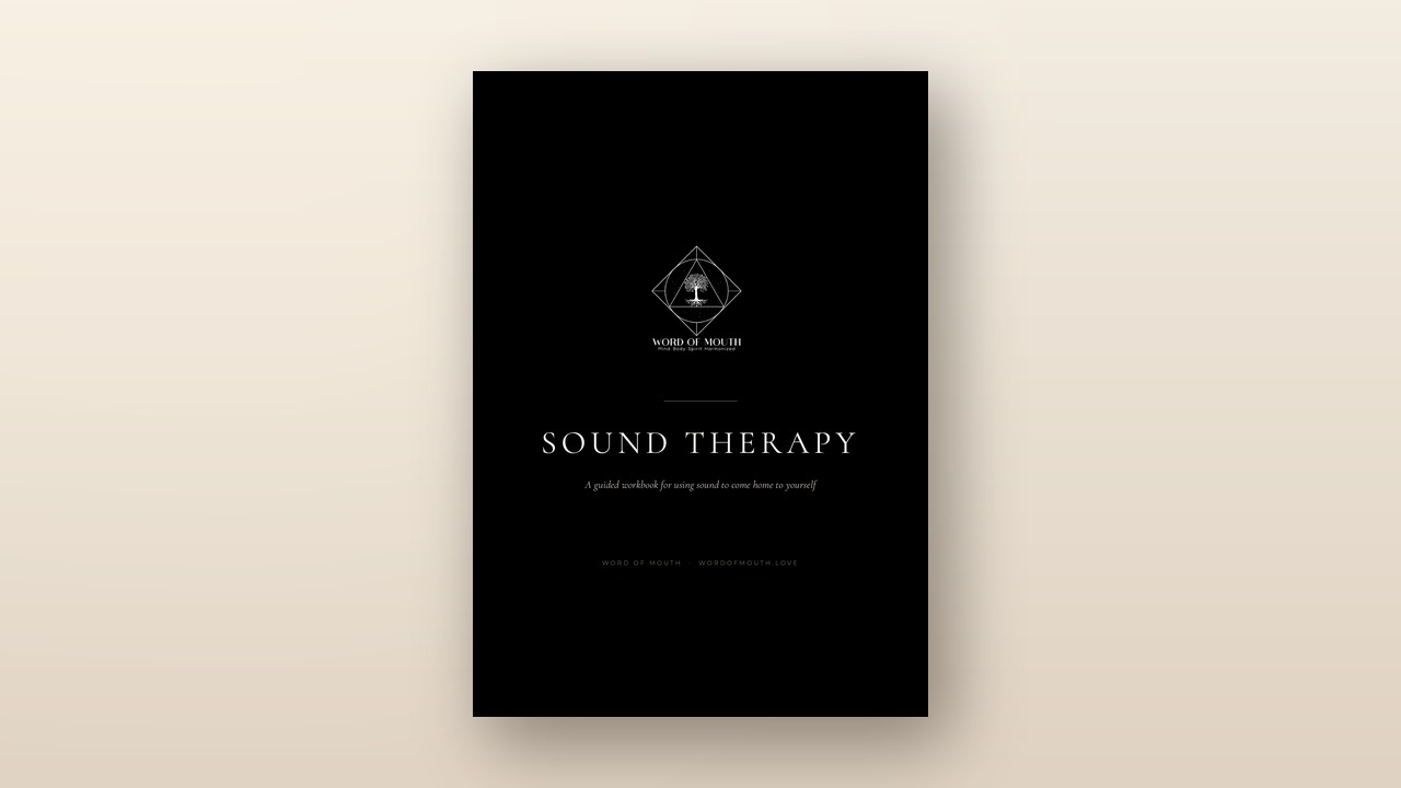 Sound Therapy Workbook